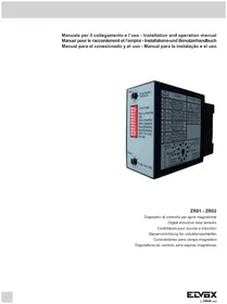 Notice Vimar ELVOX ZR02 Detetor