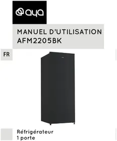 AYA AFM2205BK - Fridge