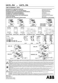 Notice ABB UA633000RA Contacteur électrique