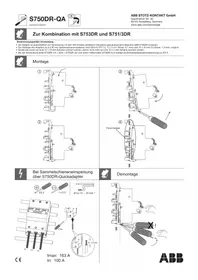 Notice ABB S750DRQA Coupe-circuits