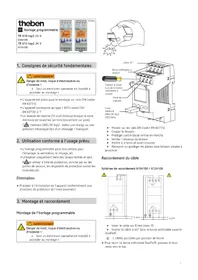 Notice THEBEN TR 612 TOP2 24V Horloge programmable