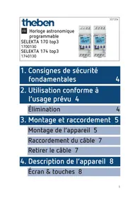 Notice THEBEN SELEKTA 174 TOP3 Horloge programmable