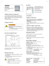 Notice THEBEN EM 4 TOP2 Module d'extension électrique