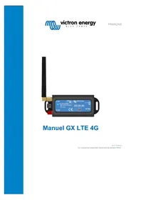 Notice VICTRON ENERGY GX LTE 4G Module de communication