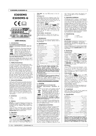 Notice Perel E305EM5G équipements de mesure