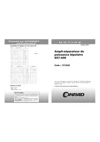 Notice Wago 857409 Amplificateur audio