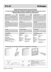 DIMPLEX RTS 207 - Thermostat