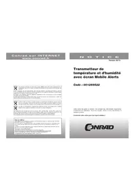 Notice TECHNOLINE MA 10200 Station Météo