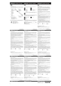 Notice Parat PARALUX PX0 Lampe de poche