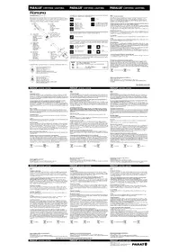 Notice Parat PARALUX PX2 Lampe de poche