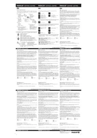 Notice Parat PARALUX PX1 Lampe de poche