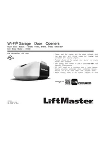 Notice LIFT-MASTER 81640 Porte de garage
