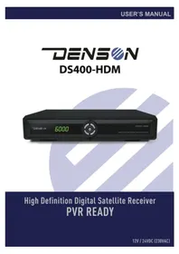 Notice Denson DS400HDM Recepteur