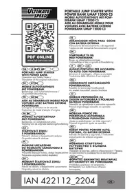 Notice ULTIMATE SPEED UMAP 12000 C3 Démarreur de voiture portable