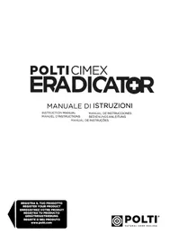 Notice POLTI CIMEX ERADICATOR PTEU0234 Nettoyeur à vapeur