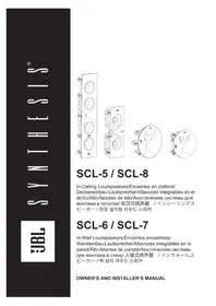 Notice JBL SYNTHESIS SCL6 Enceinte