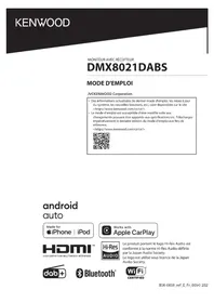 Notice KENWOOD DMX8021DABS Système de navigation GPS