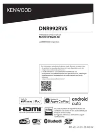 Notice KENWOOD DNR992RVS Système de navigation GPS