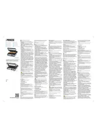 Notice PRINCESS 117300 Plaque de grill