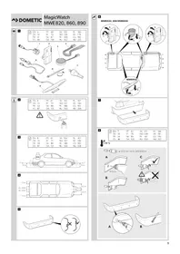 Notice DOMETIC MAGICWATCH MWE890 Czujnik