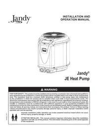 Notice Jandy JE2000T Bomba de calor
