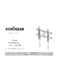 Notice Echogear EGLT3 Support mural