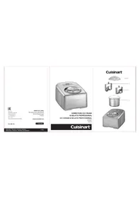 Notice CUISINART ICE100E Ледогенератор