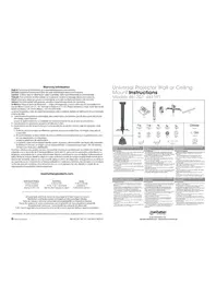 Notice MANHATTAN 461207 Accessoire de projecteur