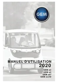 Notice GEM E2 (2020) Voiture