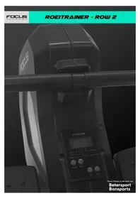 Notice Focus Fitness ROW 2 Rameur