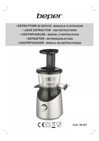 Notice Beper 90.421 Extracteur de jus