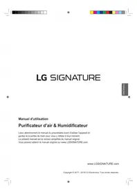 Notice LG LSA50A Purificateur d'air