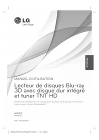 Notice LG HR550C Lecteur blu-ray