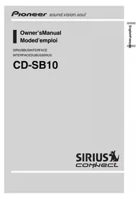 Notice PIONEER CDSB10 Enregistreur CD