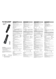 Notice Nitecore C1 Éclairage