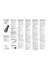 Notice Nitecore TM9K LTP Lampe de poche