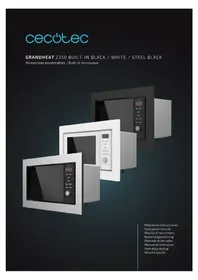 Notice CECOTEC GRANDHEAT 2350 BUILTIN Microondas