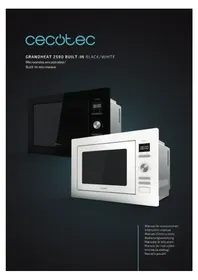 Notice CECOTEC GRANDHEAT 2590 BUILTIN Microondas