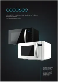 Notice CECOTEC GRANDHEAT 2300 FLATBED TOUCH Microondas