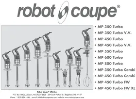 Notice Robot Coupe MP 600 TURBO Blender