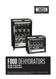 Notice Weston 280501W Déshydrateur alimentaire