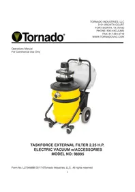 Notice TORNADO TASKFORCE 95953 Aspirateur