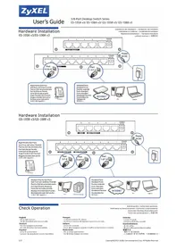 Notice ZYXEL ES108A V3 Switch réseau