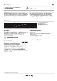 Notice PRIVILEG PFVI 9S1 Vriezer