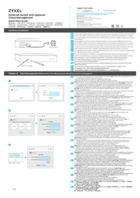 Notice ZYXEL XMG193030 Commutateur