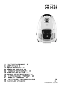 Notice AMICA SHARQ VM 7012 Aspirator