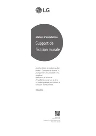 Notice LG WB22EGB Support pour téléviseur