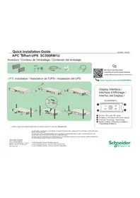 APC SmartUPS SC500RM1U - Alimentation d'énergie non interruptible
