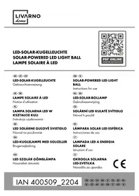 Notice Livarno Lux IAN 420550 Luminaire