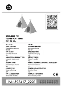 Notice Playtive IAN 392417 Speeltent voor kinderen